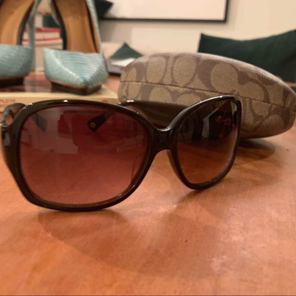 Coach sunglasses with case